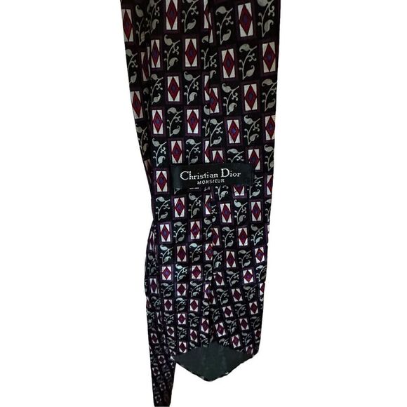 Men’s Vintage Christian Dior Tie - Picture 4 of 5